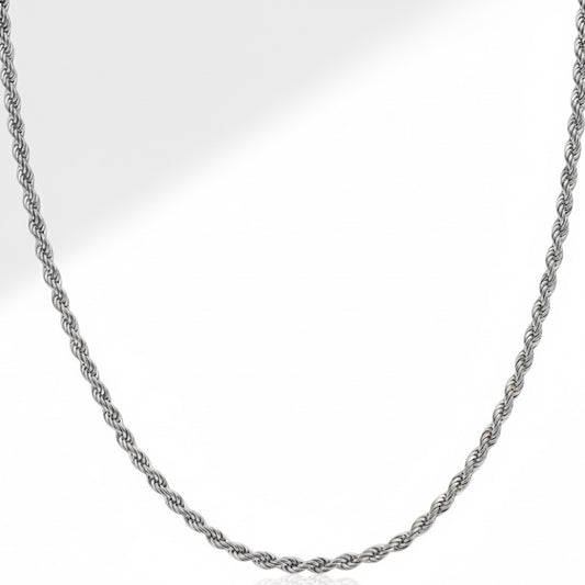 Silver Rope Chain (3mm)