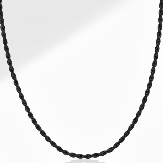 Black Rope Chain (3mm)