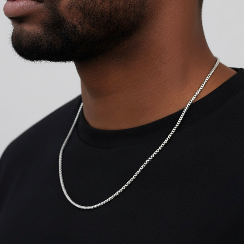 Silver Box Chain