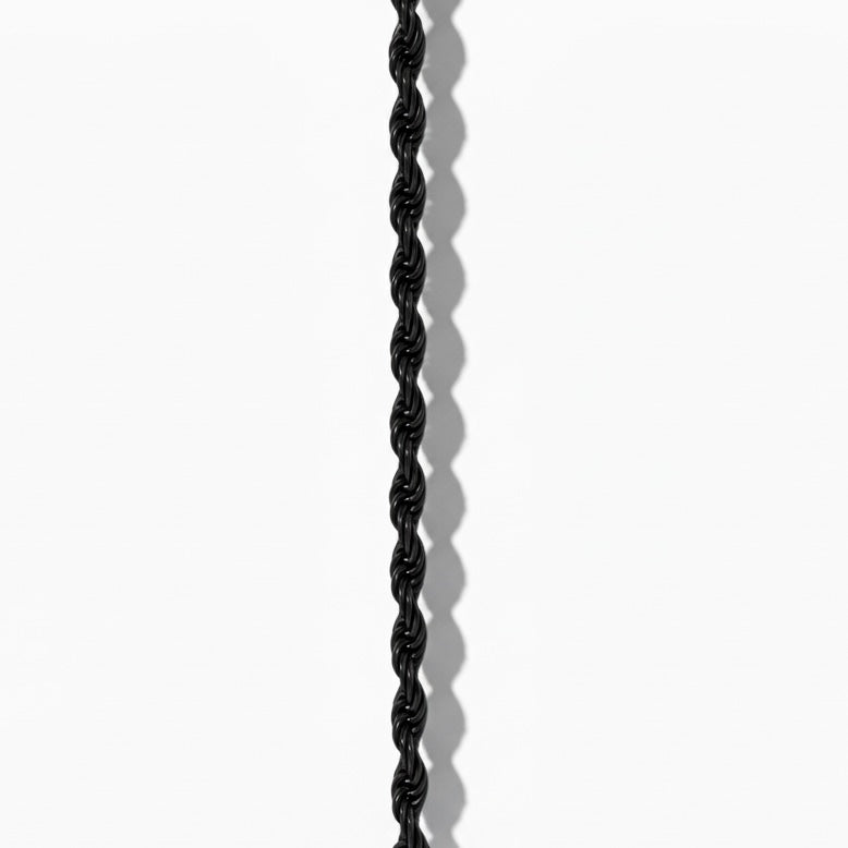 Black Rope Chain (3mm)