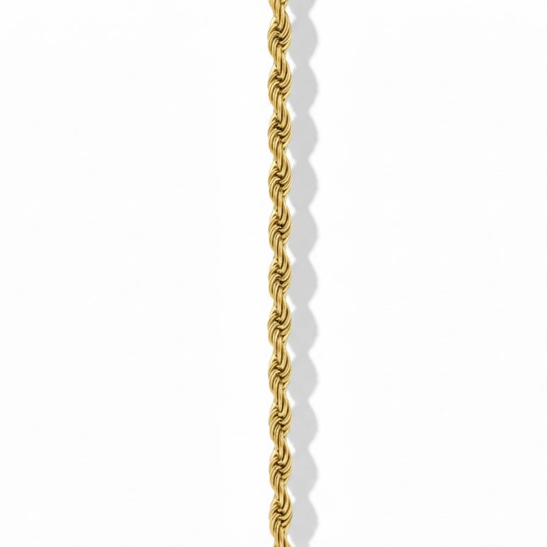 Gold Rope Chain (3mm)