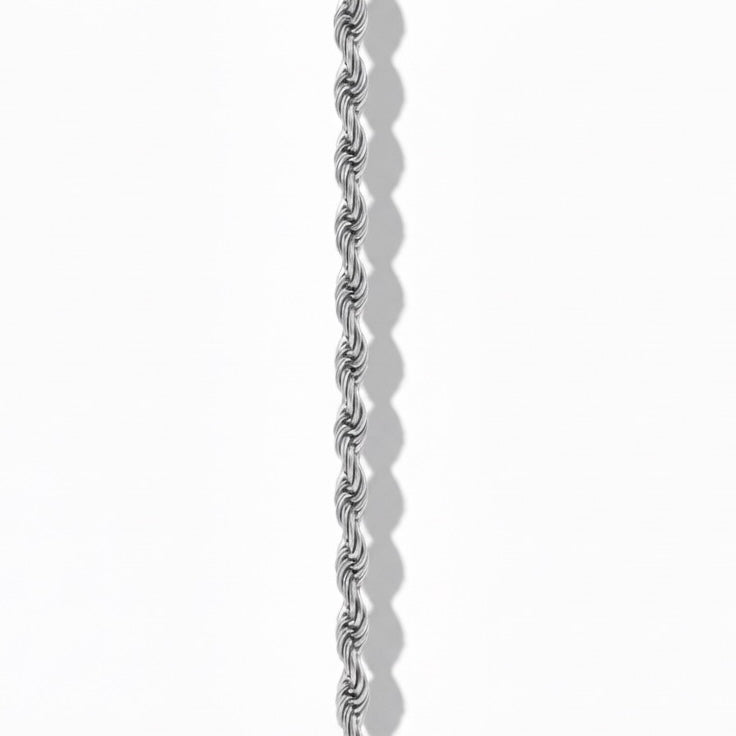 Silver Rope Chain (3mm)