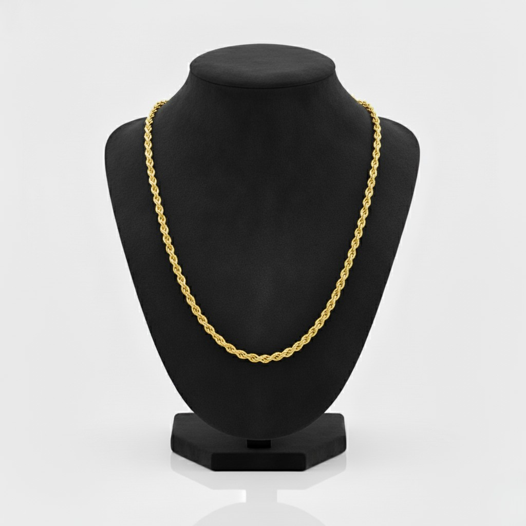 Gold Rope Chain (3mm)