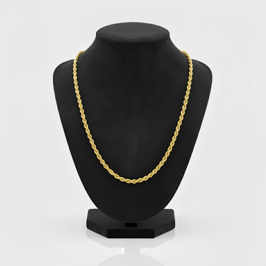 Gold Rope Chain (3mm)