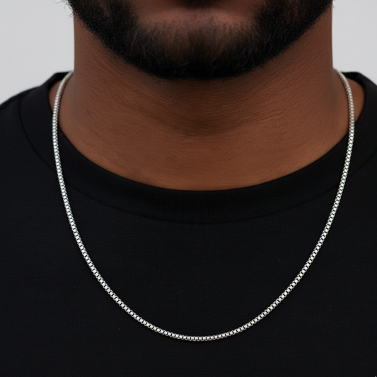 Silver Box Chain